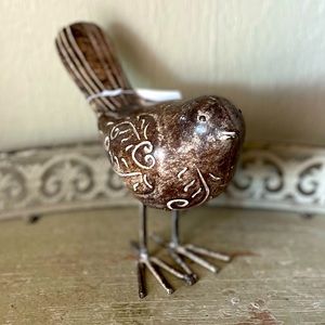 Carved Woodgrain Bird